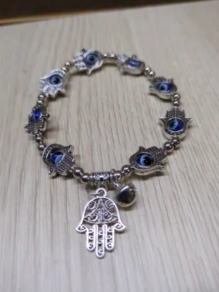 Pulsera Mano de Fátima Ojo Turco