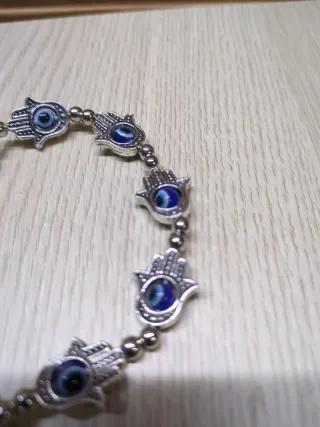 Pulsera Mano de Fátima Ojo Turco