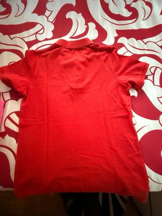 Polo Benetton Rojo y Rosa