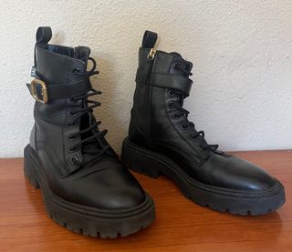 Botines militares Zara negros