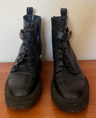 Botines militares Zara negros