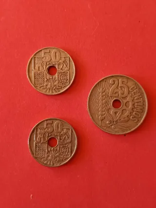 Lote 3 Monedas Españolas - (H03)