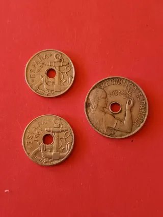Lote 3 Monedas Españolas - (H03)