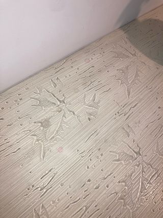 Mobile ingresso stile vintage bianco in legno