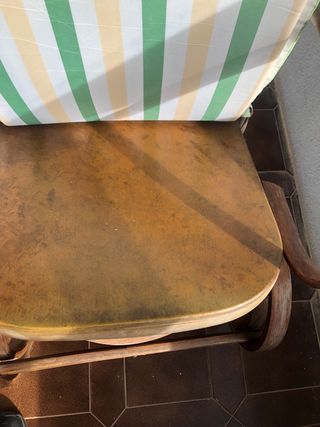 Mecedora de madera vintage