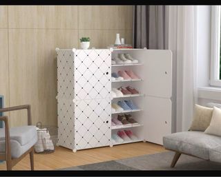 Scarpiera Modulare Salvaspazio Bianca