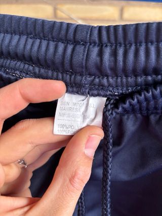 Pantalón chándal niño negro y blanco