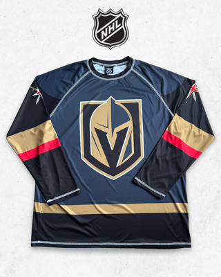 Camiseta NHL Golden Knights XL Gris Manga Larga