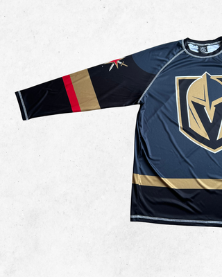 Camiseta NHL Golden Knights XL Gris Manga Larga