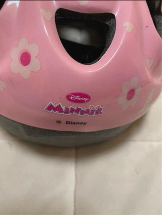 Casco bici Minnie Mouse rosa