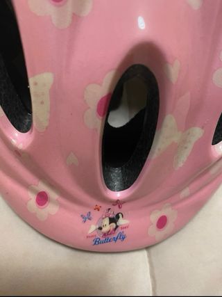 Casco bici Minnie Mouse rosa