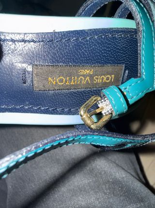 Sandali Louis Vuitton Anabela Zeppa Sughero