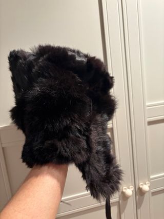 Gorro Ruso Negro Pelo Sintético