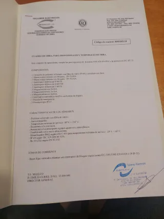 Armario Eléctrico Obra