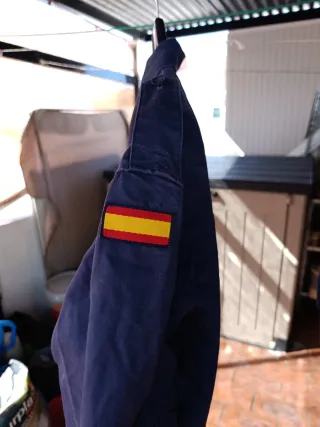 Uniforme militar aeródromo azul