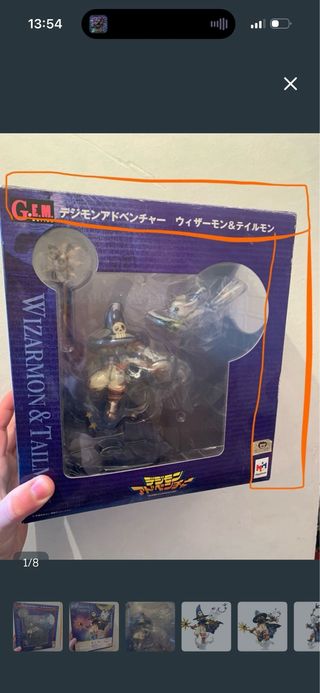 Figura Digimon Wizarmon & Tailmon GEM