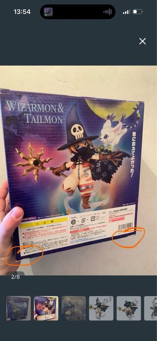 Figura Digimon Wizarmon & Tailmon GEM