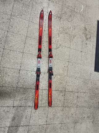 Esquís Salomon Prolink ROC Rojo/Negro