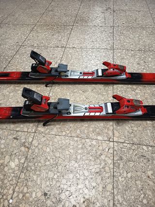 Esquís Salomon Prolink ROC Rojo/Negro