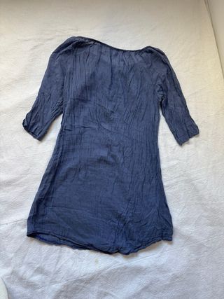 Elegante Túnica Italiana Seda y cotton