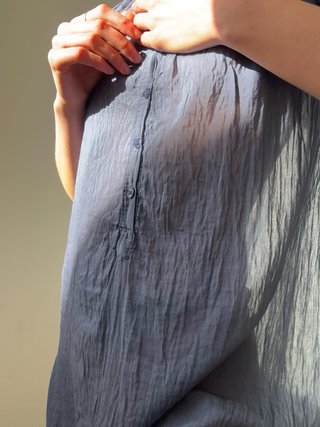 Elegante Túnica Italiana Seda y cotton