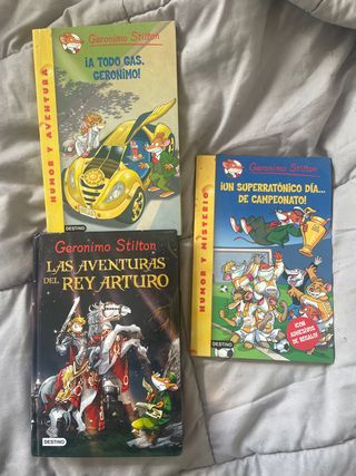 Lote 3 Libros Geronimo Stilton (Español)