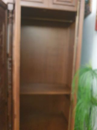 Armario y Cama Madera Tallada Rondeño