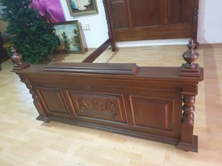 Armario y Cama Madera Tallada Rondeño