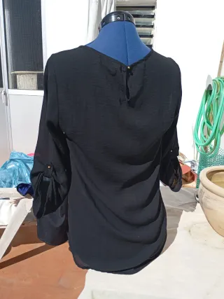 Camisa negra mujer