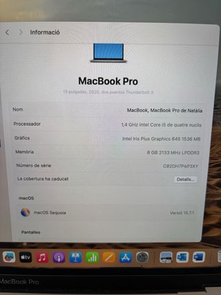 Macbook Pro Plata
