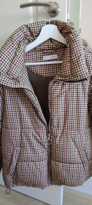 Anorak cuadros mujer talla L
