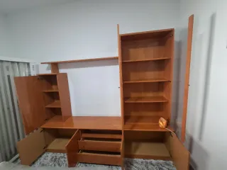 Mueble modular cerezo 2.40m x 2m