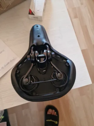 Sillín Bici Negro Cómodo