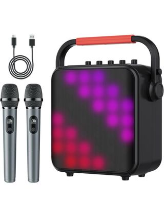 Máquina Karaoke con 2 Micrófonos