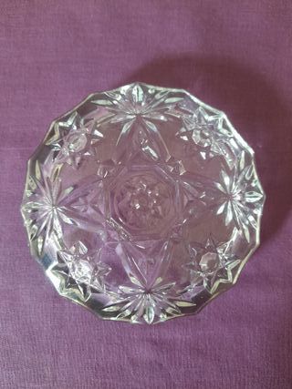 Cenicero cristal tallado Anchor Hocking