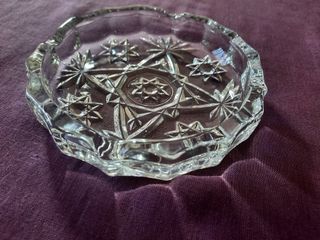 Cenicero cristal tallado Anchor Hocking