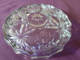 Cenicero cristal tallado Anchor Hocking