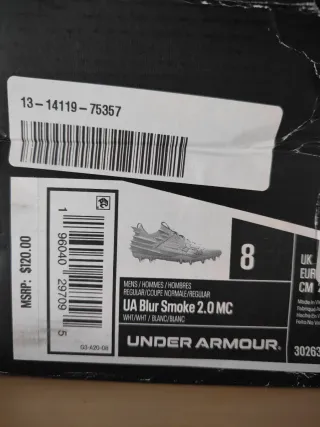 Zapatillas de fútbol americano unisex Under Armour