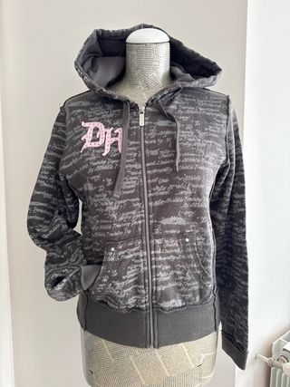 Chaqueta de algodón con pedrería