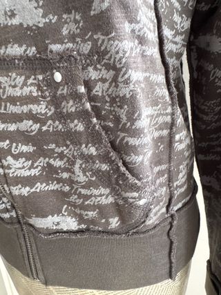 Chaqueta de algodón con pedrería