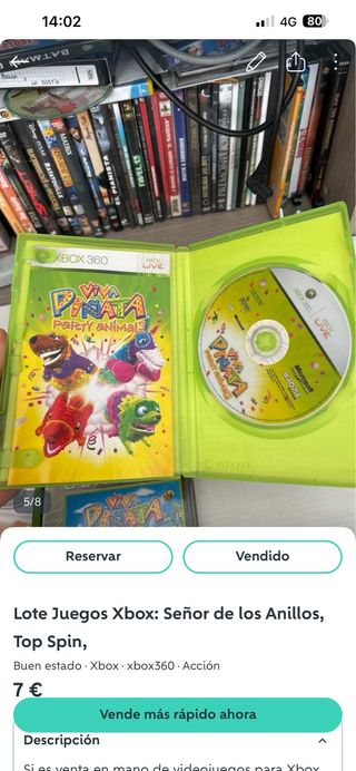 Lote 4 Juegos Xbox: Counter Strike, Señor de los A