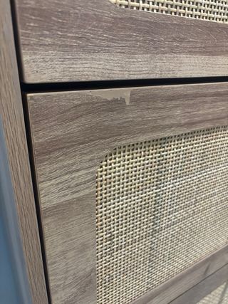 Mueble zapatero caña 3 cajones