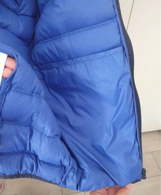 Chaqueta de plumas Benetton azul
