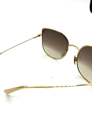 Gafas de sol Celine doradas y marrones