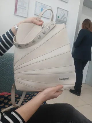 Mochila Desigual Beige