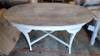 Mesa comedor madera Teca antigua