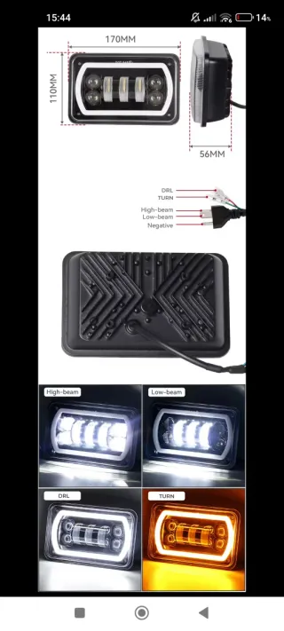 Faro LED Universal Moto