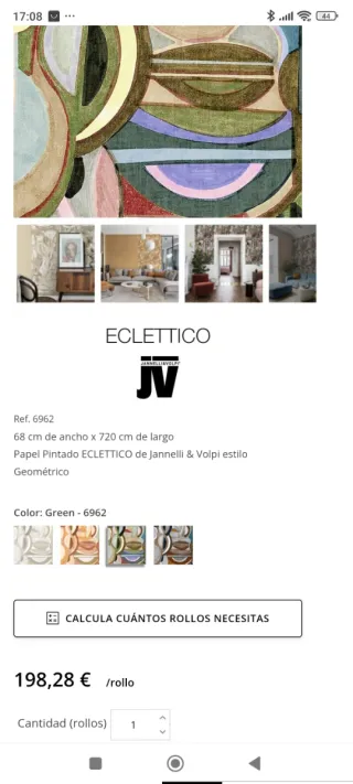 Papel pintado J&V Geométrico