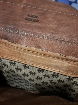 Bolso de cuero mujer marrón