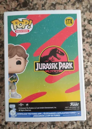 Funko Pop Tim Murphy Jurassic Park 1774 SCC Málaga
